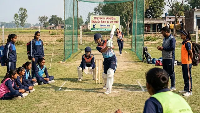 सिद्धार्थनगर में बढ़ा महिला क्रिकेट का क्रेज, पूर्वांचल की बेटियां राष्ट्रीय स्तर पर लहरा रहीं परचम
